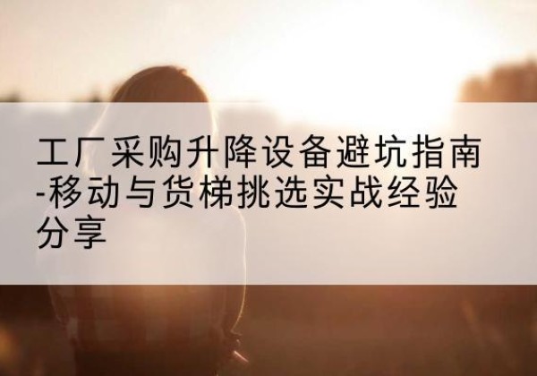 兴安移动式升降机怎么选-工厂采购升降设备避坑指南-移动与货梯挑选实战经验分享